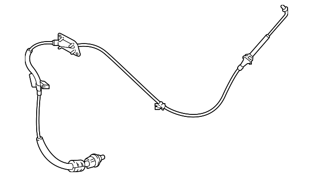 34935EZ20A - : Shift Control Cable for Nissan Image