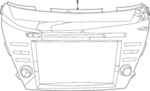 2591A9UH0B - Body: Display Unit for Nissan Image image