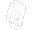 876009FW1D - Body: Seat Back Assembly for Nissan Image image