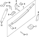 550209BU1D - : Leaf Spring Assembly for Nissan Image