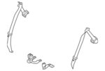 888856WK9A - Body: Lap &amp; Shoulder Belt for Nissan Image