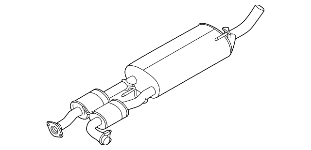 201009BT0A - : Exhaust Muffler for Nissan Image