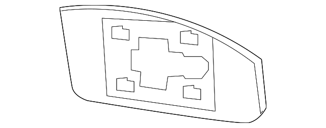 963661EA0B - : Mirror Glass for Nissan Image