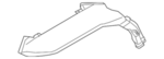 279821LA0B - Body: Upper Duct for Nissan Image image
