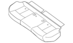 883206LB0A - Body: Cushion Cover for Nissan Image image