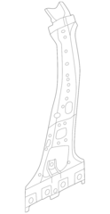 G65306LBMA - Body: Inner Center Pillar for Nissan Image image