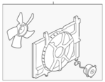 214811FC5A - Cooling System: Fan Module for Nissan Image image