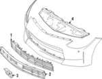 623226GP0A - : Upper Grille for Nissan Image