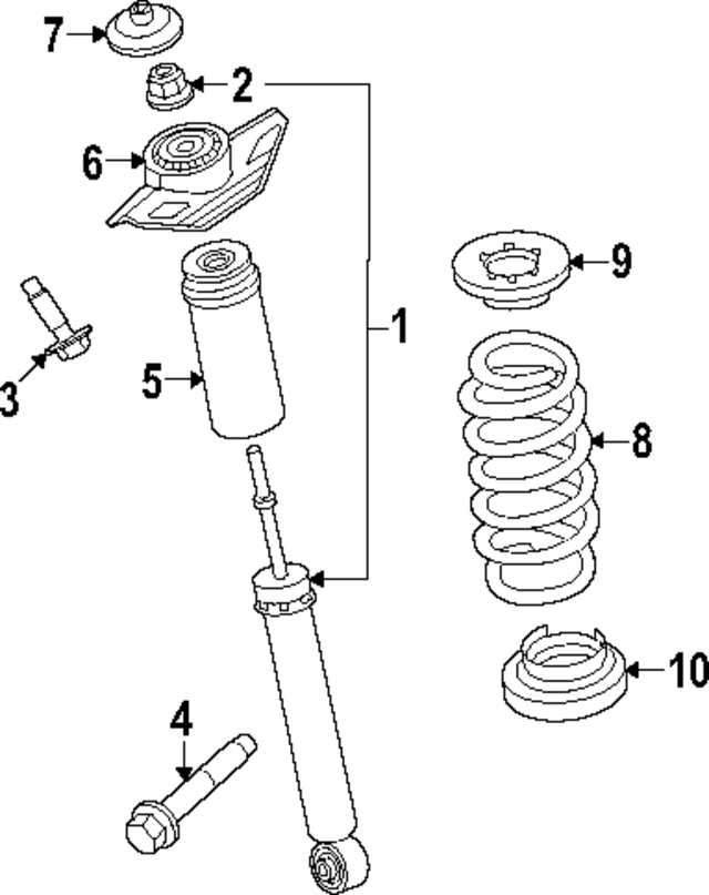 E62105MR4B - : Shock Absorber for Nissan Image