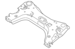 544004FU1A - Suspension: Cross-member for Nissan Image image
