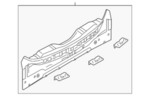 G91101AAMA - Body: Rear Body Panel for Nissan Image image