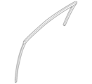 803303BA1A - Body: Run Weather-strip for Nissan Image image
