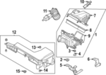 165886TA0A - : Air Cleaner Assembly Bracket for Nissan Image