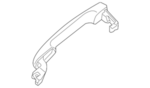 826404FU0A - Body: Handle, Outside for Nissan Image image