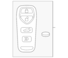 28268ZT04B - : Keyless Entry Transmitter for Nissan Image