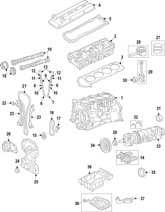 122019HP0B - : Crankshaft for Nissan Image