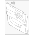 809016JL2B - Body: Door Trim Panel for Nissan Image image