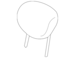 864309KF1A - Body: Headrest for Nissan Image image