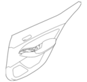 829016CA0D - : Door Trim Panel for Nissan Image