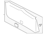909001JA0C - : Lift Gate Trim for Nissan Image
