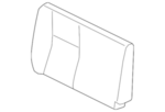 88611EZ50A - Body: Seat Back Pad for Nissan Image image