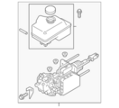 460106JG1B - Brakes: Brake Master Cylinder for Nissan Image image