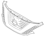 623109UH0D - Body: Grille Assembly for Nissan Image image