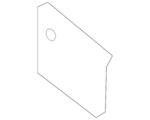 93870EZ10B - Body: Fuel Door for Nissan Image image