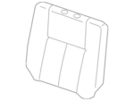 88670EZ01A - Body: Seat Back Cover for Nissan Image image