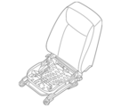 871055SA1C - Body: Seat Assembly for Nissan Image image