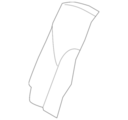 896111LK5A - Body: Seat Back Pad for Nissan Image image
