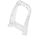 871046RE0A - Body: Seat Back Frame for Nissan Image image