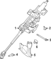 488055MP1B - Steering: Column Assembly for Nissan Image image