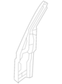 G62601PAMA - Body: Hinge Pillar Reinforced for Nissan Image image