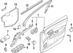 809005MP0A - Body: Door Trim Panel for Nissan Image image