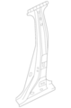 G65716LBMA - Body: Center Pillar Reinforced for Nissan Image image