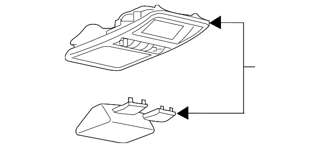 264309FA3C - : Map Lamp Assembly for Nissan Image