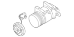 926009FV5A - HVAC: Compressor Assembly for Nissan Image image