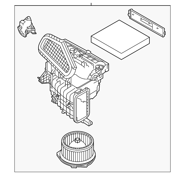 272006CA0B - : HVAC Blower Case Assembly for Nissan Image