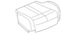 87300ZX52N - Body: Seat Cushion for Nissan Image image