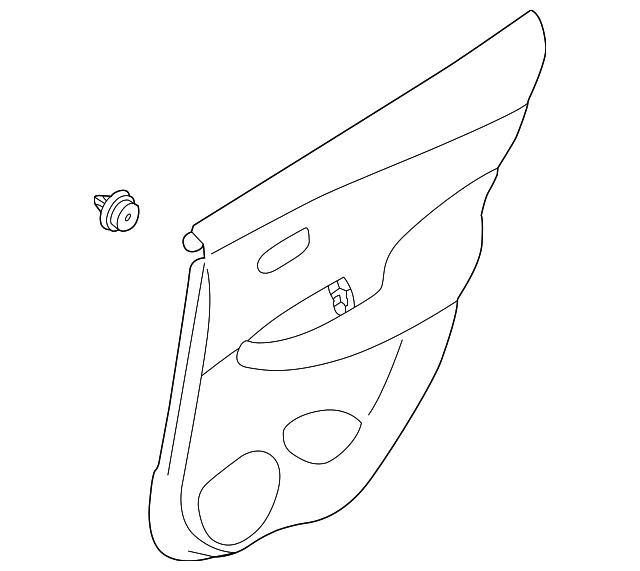 829015SA0B - Body: Door Trim Panel for Nissan Image