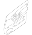 80900EZ31A - : Door Trim Panel for Nissan Image