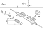 490015MP8C - Steering: Gear Assembly for Nissan Image image