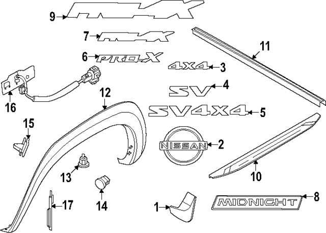 938299BU1A - : Flare for Nissan Image