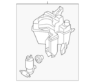 289101KM0B - Body: Washer Reservoir for Nissan Image image