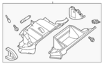 681023TA0A - Body: Glove Box Assembly for Nissan Image image