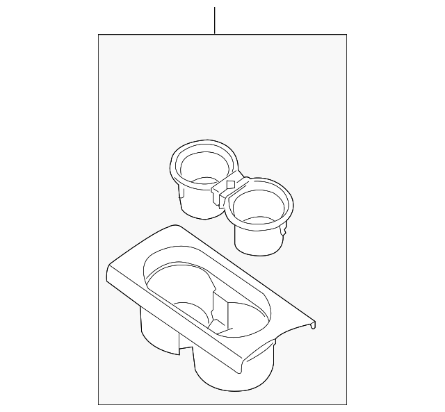 969319BH1D - : Front Cup-Holder for Nissan Image