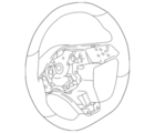 484305RL0A - Steering: Steering Wheel for Nissan Image image