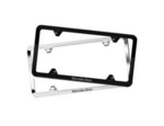 Q6880124 - : Mercedes-Benz Logo Slimline License Plate Frame - Polished Stainless Steel for Mercedes-Benz: CLA 250, CLA 45 AMG&amp;reg;, E 250, E 350, E 400, E 550, E 63 AMG&amp;reg;, E 63 AMG&amp;reg; S, GLK 250, GLK 350, ML 350, ML 550, ML 63 AMG&amp;reg;, S 550, S 63 AMG&amp;reg; Image