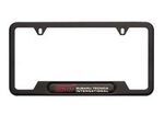 SOA342L126 - : License Plate Frame - Matte Black - STI Logo for Subaru: BRZ, Crosstrek, Forester, Impreza Image